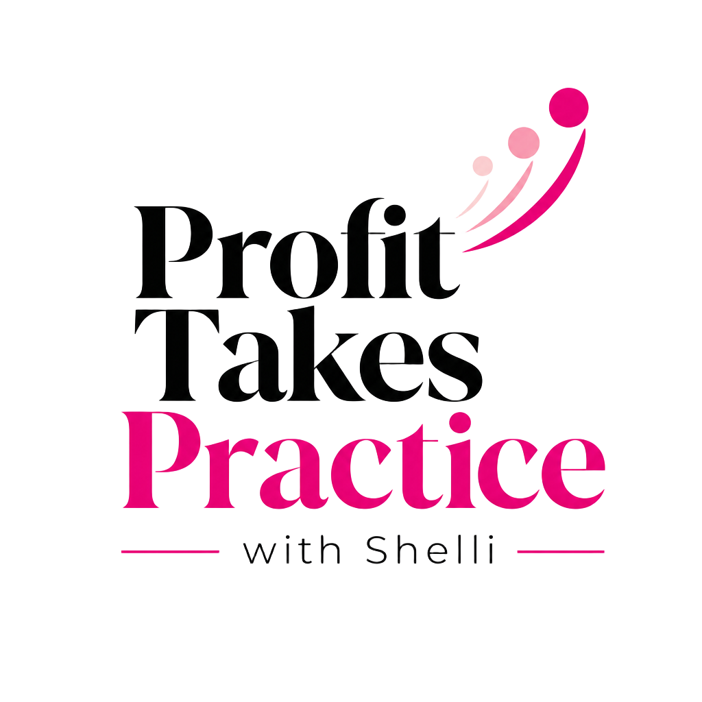 Profit Takes Practice with Shelli logo